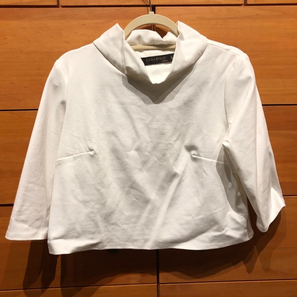 Pinup Couture Tops - White Pinup girl clothing Joanie Crop top